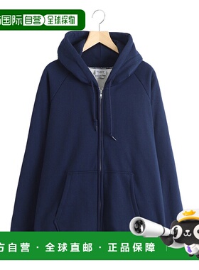 1h可退 日本直邮CAMBER男装 宽松版型14oz棉质连帽衫 半拉链设计