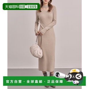 1h可退 日本直邮SAISON DE PAPILLON 女装 修身显瘦长袖针织连衣