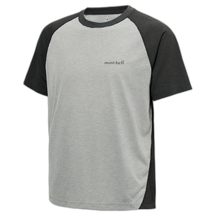 1h可退 日本直邮montbell WIC.拉格朗T恤 男士全波段紫外线90%以