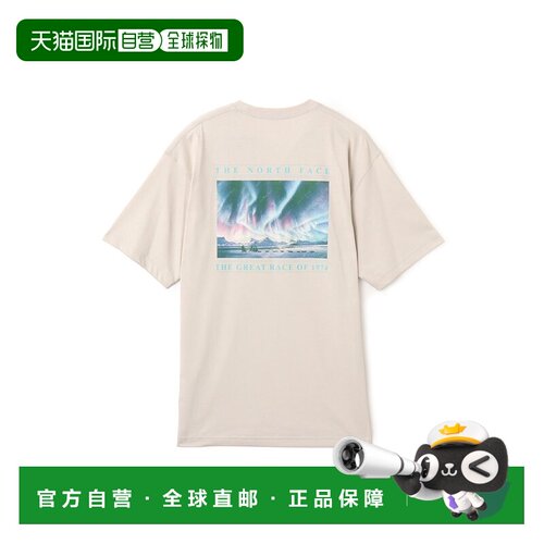 日本直邮THE NORTH FACE 北面短袖大竞赛T恤化石象牙色半袖速干
