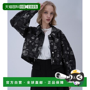 1h可退 日本直邮HARE 女装 花卉图案牛仔外套 宽松短款显瘦设计 6