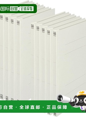 【日本直邮】PLUS 扁平文件夹 塑料装订 A4 竖式 灰色 10 个文件