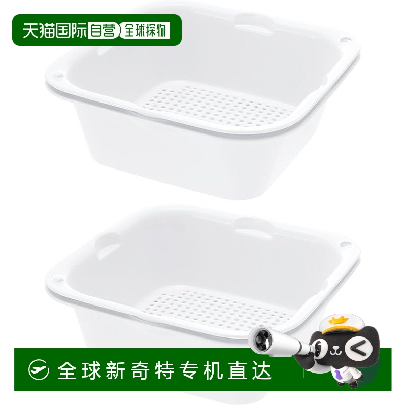 【日本直邮】Richell Colander 白色 2500ml 雪利酒滤锅 大号 2