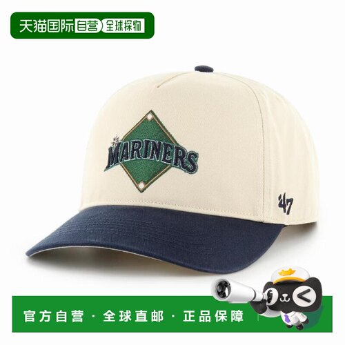 日本直邮47brand Mariners BASE KNOCK HITCH MLB 棒球帽 春夏 男