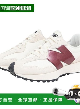 日本直邮New Balance 327运动鞋 WS327JWCB 白色 跑鞋酒红色