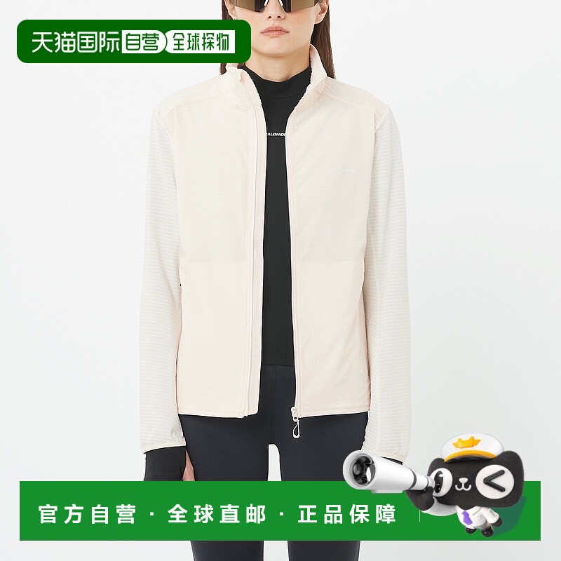 日本直邮SALOMON ESSENTIAL LIGHTWARM HYBRID 女士全拉链中间层