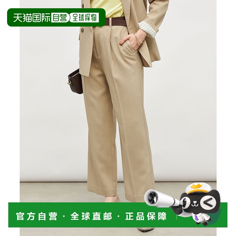 1h可退 日本直邮NOLLEY'S 女装 25AW新款  半宽腿裤 美腿裤