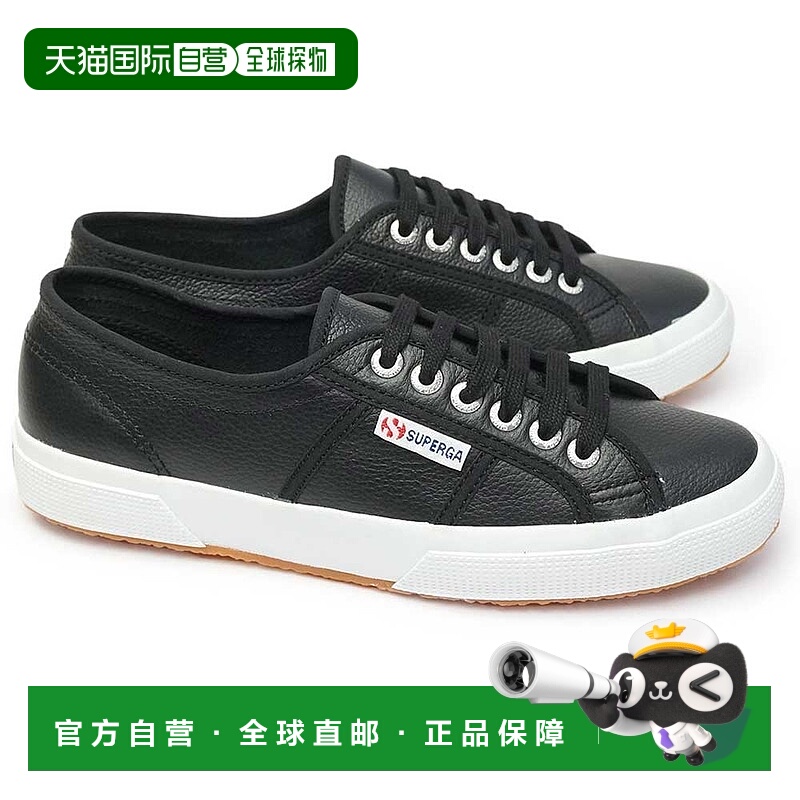 日本直邮Superga 运动鞋 2750 女士男士皮革 S009VH0 EFGLU 白色