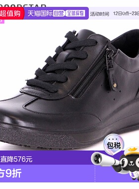 日本直邮Moonstar 女士 SPORTH SP9009NSR 黑色舒适鞋真皮舒适靴4