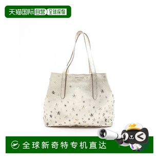 Choo吉米周女包A级95新studs铆钉漆皮托特包金 日本直邮中古Jimmy