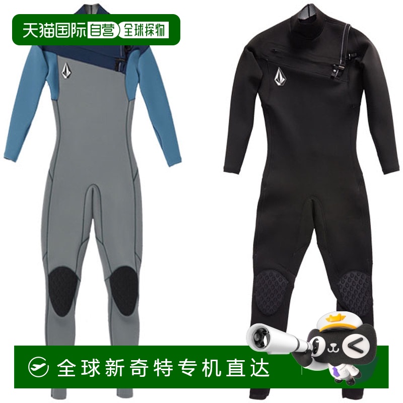 日本直邮VOLCOM MODULATOR 4/3mm 胸部拉链全套潜水服 A9532204 /