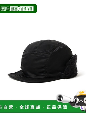 1h可退 日本直邮cableami 女士 2WAY防寒毛绒护耳帽 军旅风设计 1