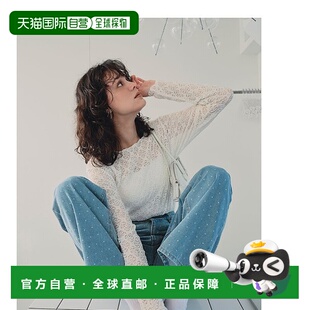 上衣 女士透视蕾丝长袖 AFXN2067 日本直邮titivate 1h可退