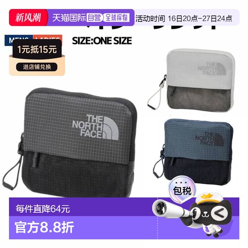 日本直邮The North Face Hazy Wallet男女通用休闲钱包NM82460 K