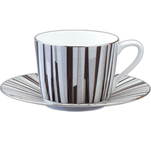 Narumi鸣海 Shagreen系列茶/咖啡杯碟套装 精致耐用270cc