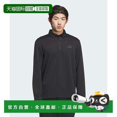 1h可退 日本直邮adidas 男士 回收聚酯纤维 长袖polo衫 JL7946/JN