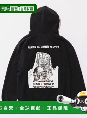 1h可退 日本直邮BEAMS T 黑色烟囱唱片 * 川村浩介 / 帽衫卫衣