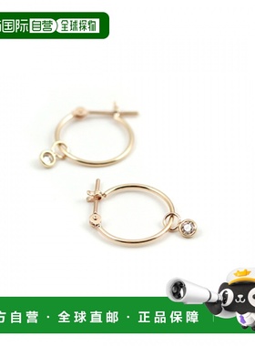 1h可退 日本直邮cui-cui 钻石0.06ct 10K金 黄金 蕾丝锁骨链 7755