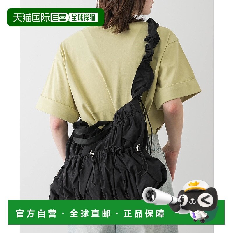 1h可退 日本直邮SENSE OF PLACE 女士抽褶外袋肩背包 AAA52AC103