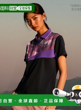 日本直邮Yonex 女式比赛衬衫网球 20737-007 女式短袖