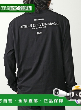 日本直邮JIL SANDER 长袖 T 恤 J22GC0188 J46219 男士圆领长 T