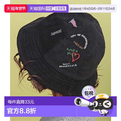 【日本直邮】 BREEZE儿童鸭舌帽棉秋冬男女同款 BCR017823766CRD