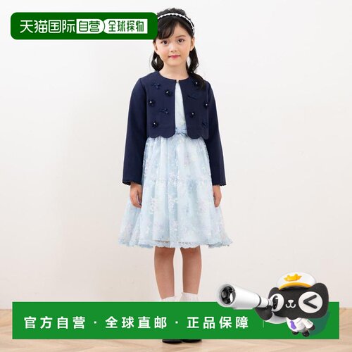 日本直邮NARUMIYA mezzo piano 花束蕾丝刺绣连衣裙