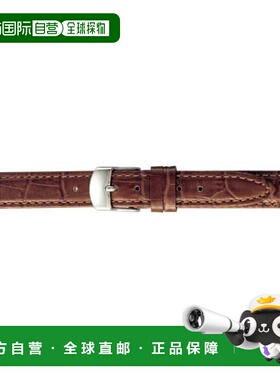 日本直邮BKME053CH BAMBI SCOTCHGARD 棕色压纹牛皮表带