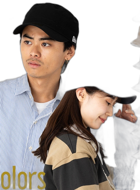 日本直邮NEW ERA WM-01 鸭棉工作帽男女款帽子蓝卡其休闲 135619