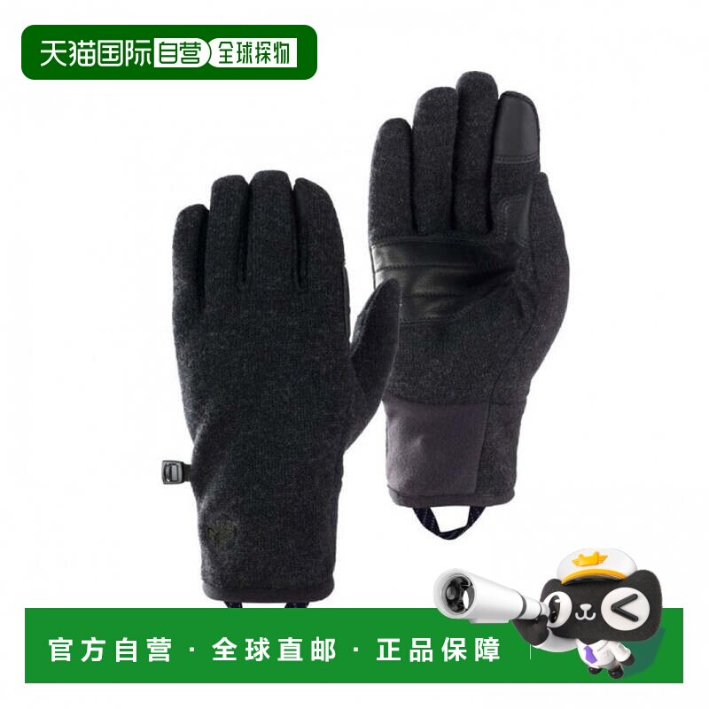 日本直邮MAMMUT 激情款徒步手套 1190001100033 黑色