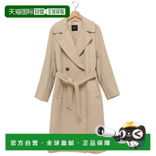 日本直邮Max Mara 女士周末大衣米色Max Mara RESINA 048 2525016