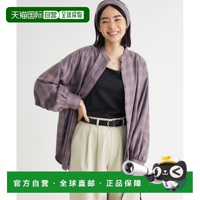 日本直邮HONEYSUCKLE ROSE 女装 格纹衬衫配飘带【付后1h可退】