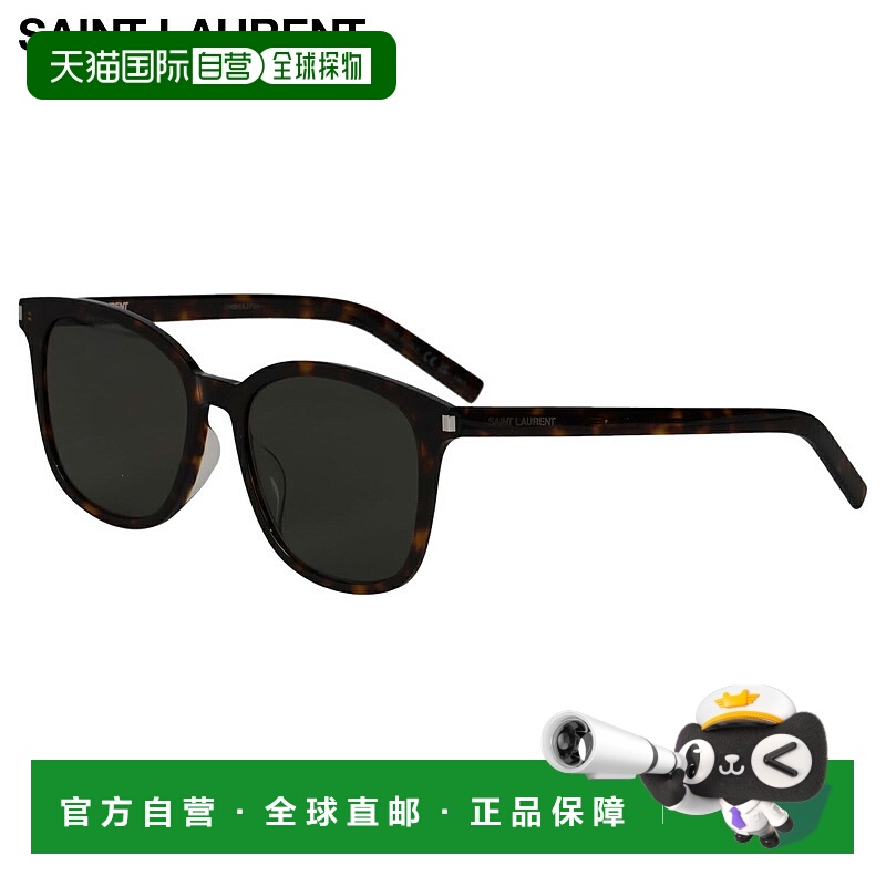 日本直邮Saint Laurent 男女士太阳镜亚洲版防紫外线棕色SL565K-S