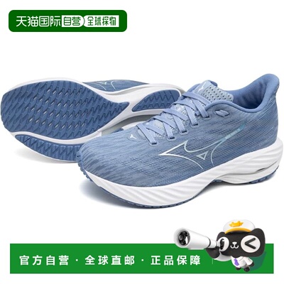 日本直邮美津浓 Wave Rider 28 跑步鞋 J1GD2406 蓝白配色运动鞋