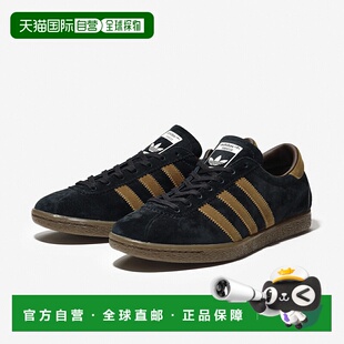日本直邮adidas TOBACCO for KICKS LAB男女士低帮运动鞋核心黑//