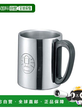 日本直邮 Double Stainless 300毫升黑色不锈钢保温杯科勒曼户外