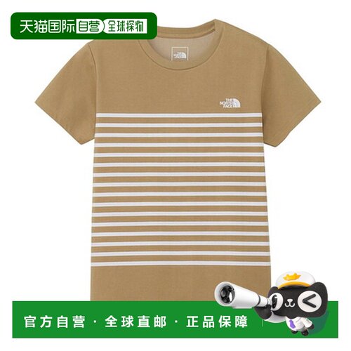 日本直邮The North Face（女士）短袖T恤 短袖拼条款式 NTW32406