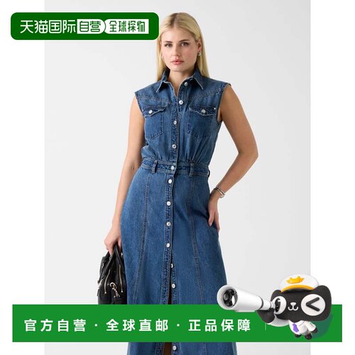 日本直邮GUESS GUESS/WRUGIADA连衣裙牛仔长款