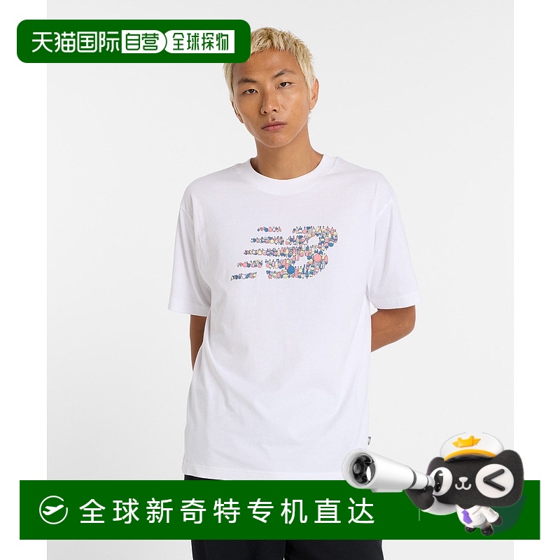 1h可退 日本直邮New Balance 男士浮标飞翔NB logo短袖T恤 MT5192
