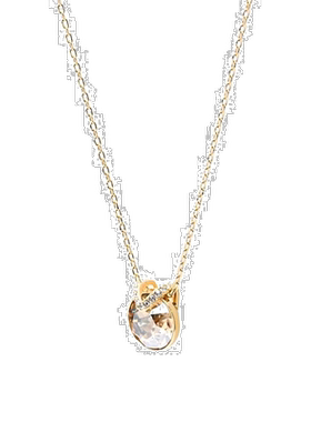 日本直邮SWAROVSKI 项链2023SS女士BellaV吊坠黄色黄金5662091