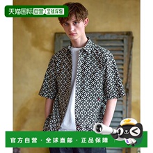 日本直邮DRESSTERIOR 重叠圆圈短袖衬衫 DR1233EM031601