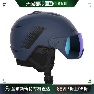 日潮跑腿SALOMON萨洛蒙 男士、女士PIONEER LT VISOR 头盔带遮阳