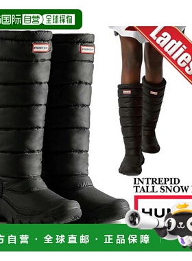 日本直邮HUNTER 女士 INTREPID 高筒雪地靴 wft2108wwu-blk 女士