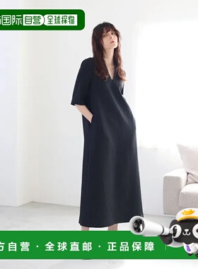 1h可退 日本直邮DRESSLAVE 女士钻石格纹V领连衣裙 舒适透气 春夏