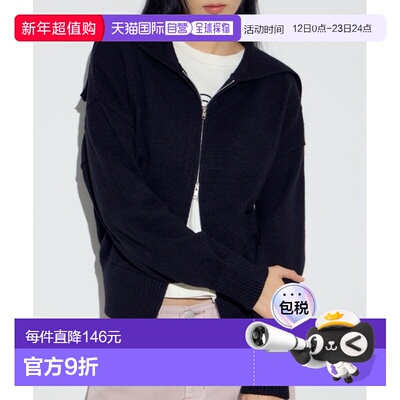 1h可退 日本直邮AZUL BY MOUSSY 女装 大翻领针织外套 250JSB7002