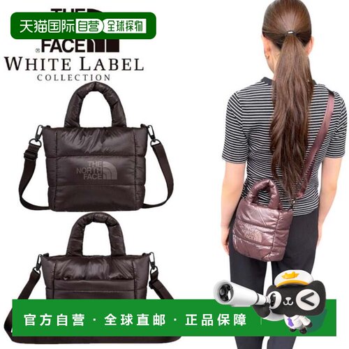 日本直邮The North Face 手提包 深棕色 PLUMPY TOTE BAG MINI