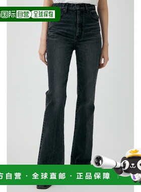 1h可退 日本直邮MOUSSY 女士MVS黑色喇叭裤 010ISA122311牛仔裤