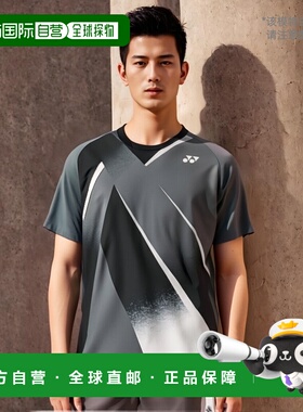 日本直邮Yonex 10537 游戏T恤 适合风格 男女通用 羽毛球 网球 软
