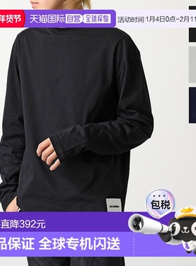 日本直邮JIL SANDER Plus T恤 J47GC0002 J45048 男士长 T 标签