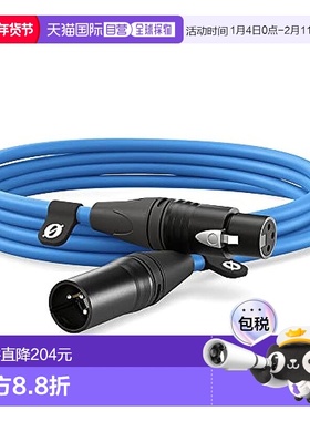 【日本直邮】Rode罗德 麦克风电缆  优质 XLR电缆‎ 3m 蓝色 XLR3M